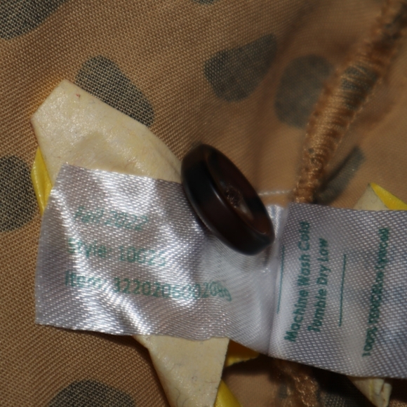 Marine Layer Camila Mini Dress Cheetah Print Mustard Tan Black Spots Small - Picture 11 of 12